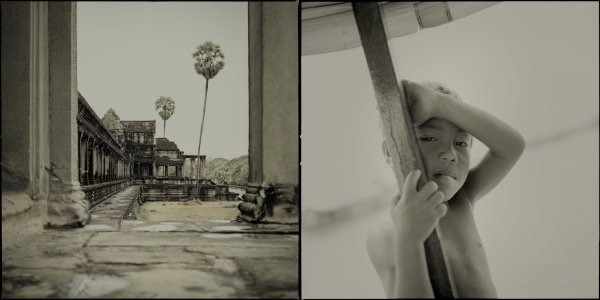 Bros, Angkor Wat, Cambodia, 2011